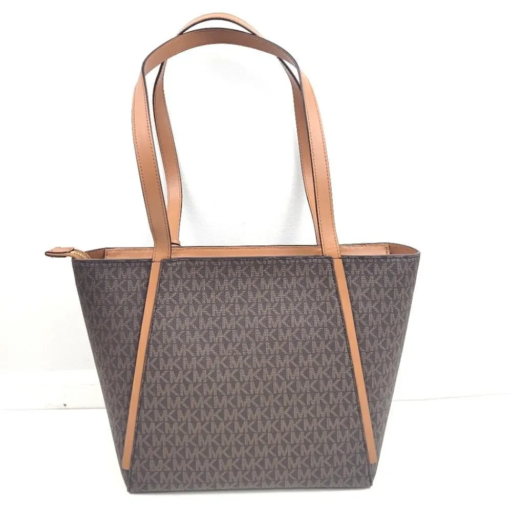 MICHAEL KORS Whitney zip top shoulder tote bag